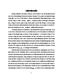 Đề tài Kiểm toán khoản mục chi phí sản xuất trong kiểm toán Báo cáo tài chính do Công ty cổ phần Kiểm toán và Định giá Việt Nam thực hiện