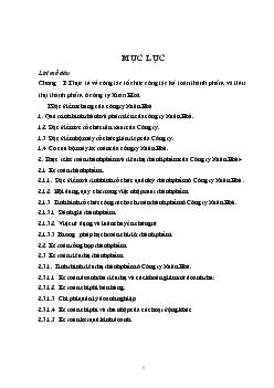 Đề tài Một số nhận xét, đề xuất nhằm hoàn thiện công tác kế toán thành phẩm và tiêu thụ thành phẩm ở công ty Xuân Hoà