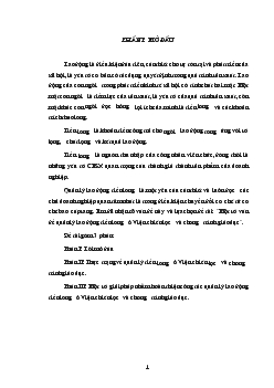 Đề tài Một số vấn đề quản lý lao động tiền lương ở Viện chiến lược và chương trình giáo dục