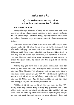 Đề tài Một số vấn đề về kế toán tập hợp chí phí và tính giá thành sản phẩm đá xây dựng ở Xí nghiệp XL sản xuất kinh doanh vật liệu xây dựng Sông Đà 201