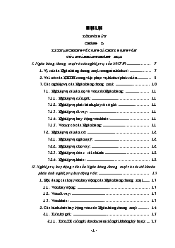 Đề tài Một số ý kiến về mở rộng vốn của Chi nhánh Ngân hàng Đầu tư và Phát triển Hà Nội qua các loại hình tài khoản tiền gửi