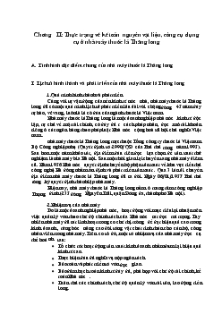 Đề tài Thực trạng về kế toán nguyên vật liệu, công cụ dụng cụ ở nhà máy thuốc lá Thăng Long