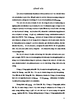 Đề tài Tổ chức hạch toán tào sản cố định tại công ty công nghệ phẩm Hà Tây
