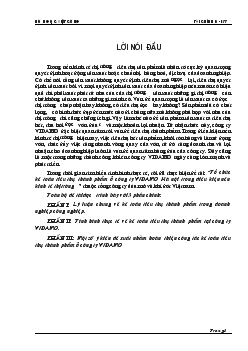 Đề tài Tổ chức kế toán tiêu thụ thành phẩm ở công ty VIDAMO Hà nội trong điều kiện nền kinh tế thị trường