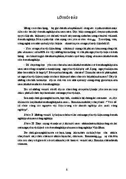 Đề tài Vấn đề tổ chức công tác nguyên vật liệu trong các doanh nghiệp sản xuất công nghiệp