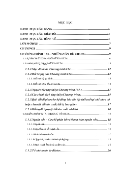 Nghiên cứu và hệ thống các kiến thức cơ bản về chương trình dự án quốc gia; tổng hợp kết quả, phân tích đánh giá hiệu quả của Chương trình 134