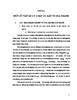 Tình hình biến động giá thành và những nhân tố ảnh hưởng đến biến động giá thành sản phẩm của Công ty thương mại và gia công kim khí thép Thái nguyên trong thời gian qua 25