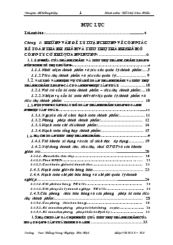 Tổ chức công tác kế toán thành phẩm và tiêu thụ thành phẩm tại công ty cơ khí Quang Trung