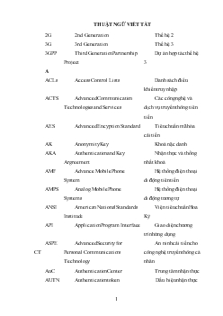 Đề tài Các thủ tục nhận thực và bảo mật trong mạng CDMA