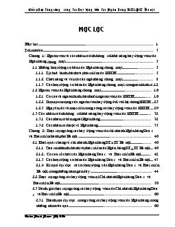 Đề tài Giải pháp tăng cường công tác huy động vốn tại Ngân hàng đầu và phát triển Hà Nội