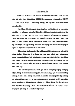 Đề tài Hoạt động tín dụng trong các ngân hàng thương mại - Nhìn từ góc đọ rủi ro tín dụng - Thực trạng và giải pháp ở Việt Nam hiện nay