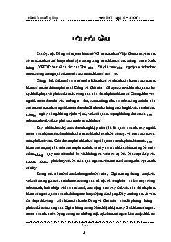 Đề tài Một số vấn đề về kế toán cho vay ngoài quốc doanh tại Ngân hàng nông nghiệp và phát triển nông thôn Hà Nội