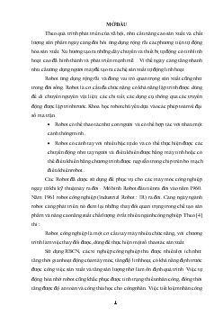 Đề tài Nâng cao chất lượng hệ thống điều khiển quỹ đạo cho Robot Scara 3 bậc tự do ứng dụng phương pháp điều khiển trượt phi tuyến