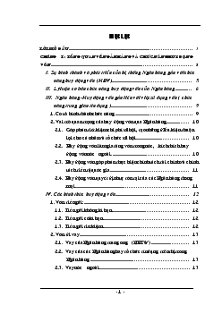 Đề tài Ngân hàng với chức năng huy động vốn trong quá trình công nghiệp hóa - Hiện đại hóa đất nước