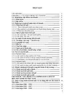 Đề tài Tác động của chính sách lói suất đến nền kinh tế Việt Nam