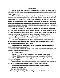 Đề tài Thực trạng hàng hoá trên thị trường chứng khoán và giải pháp tạo hàng hoá cho thị trường chứng khoán Việt Nam