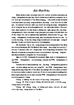 Đề tài Thực trạng và những điều kiện để phát triển thị trường chứng khoán ở Việt Nam