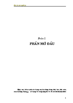 Đề tài Vector không gian CĐA các đại lưỵng ba pha