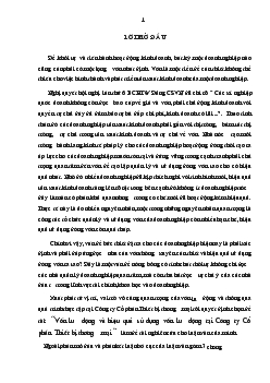 Đề tài Vốn lưu động và hiệu quả sử dụng vốn lưu động tại Công ty Cổ phần Thiết bị thương mại