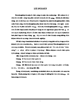 Đề tài Cơ cấu tổ chức 