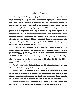 Đề tài Hoàn thiện công tác xây dựng khung chương trình và lựa chọn các phương pháp đào tạo của công ty Điện Lực Hà Nội năm 2004 – 2006