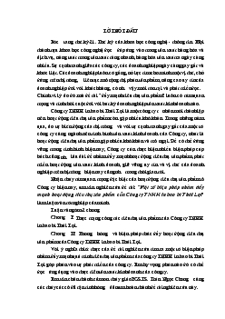Đề tài Một số biện pháp nhằm đẩy mạnh hoạt động tiêu thụ sản phẩm của Công ty TNHH in bao bì Thái Lợi