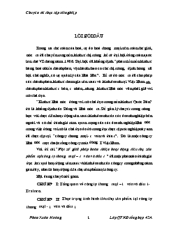 Đề tài Một số giải pháp hoàn thiện hoạt động tiêu thụ sản phẩm tại công ty thương mại – Tư vấn và đầu tư