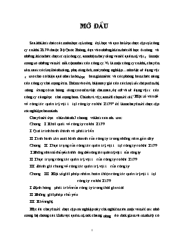 Đề tài Một số vấn đề về công tác quản trị vật tư tại công ty cơ khí Z179