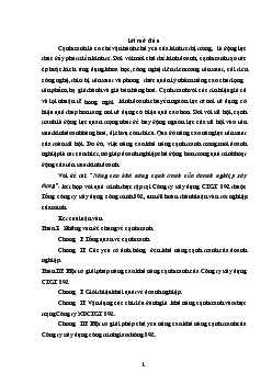Đề tài Nâng cao khả năng cạnh tranh của doanh nghiệp xây dựng