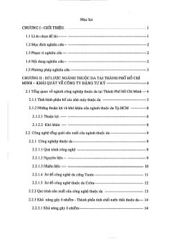 Đề tài Nghiên cứu thực phẩm mô hình Jartest và bùn hoạt tính để xử lý nước thải thuộc phèn của công ty thuộc đa đặng Tư ký