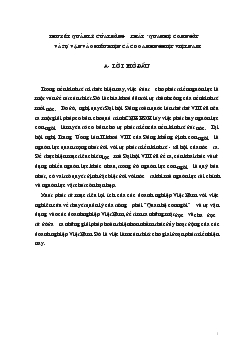 Đề tài Thuyết quản lý của trường phái “quan hệ con người” và sự vận vào điều kiện các doanh nghiệp Việt Nam