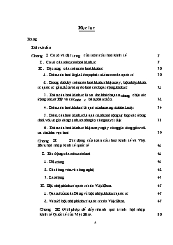Đề tài Toàn cầu hoá kinh tế và hội nhập kinh tế quốc tế của Việt Nam
