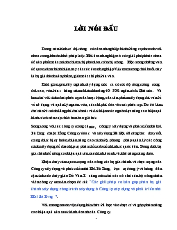 Chuyên đề Các giải pháp cơ bản góp phần hạ giá thành xây dựng công trình xây dựng ở Công ty xây dựng và phát triển nhà Hai Bà Trưng