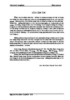 Chuyên đề Giải pháp nâng cao hiệu quả sử dụng lao động tại công ty cổ phần may Thăng Long