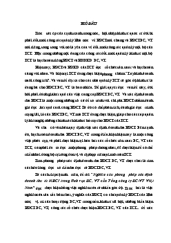 Chuyên đề Nghiên cứu phương pháp xác định doanh thu từ HĐCI trong lĩnh vực BC, VT của Tổng công ty BC-VT Việt Nam