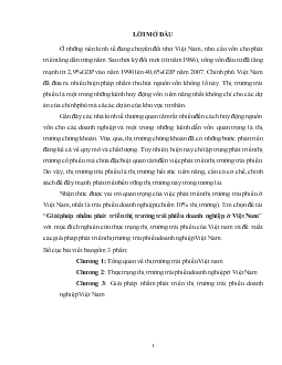 Đề tài Giải pháp nhằm phát triển thị trường trái phiếu doanh nghiệp ở Việt Nam