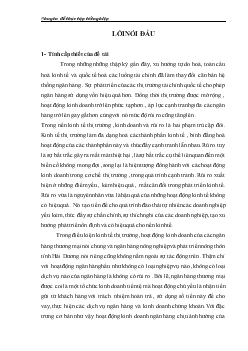 Đề tài Giải pháp phòng ngừa và hạn chế rủi ro tín dụng trong hoạt động kinh doanh tại chi nhánh ngân hàng nông nghiệp và phát triển nông thôn tỉnh Hải Dương