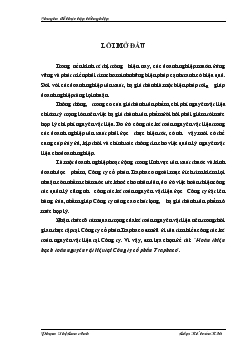 Đề tài Hoàn thiện hạch toán nguyên vật liệu tại Công ty cổ phần Traphaco
