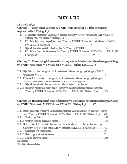 Đề tài Hoàn thiện kế toán tiền lương và các khoản trích theo lương tại Công ty TNHH Nhà nước một thành viên Đầu tư thương mại và Du lịch Thắng Lợi