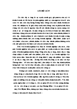 Đề tài Kế toán thành phẩm ,tiêu thụ thành phẩm và xác định kết quả sản xuất kinh doanh của công ty xe máy, xe đạp Thống Nhất