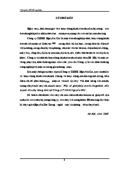 Đề tài Một số giải pháp marketing nhằm đẩy mạnh tiêu thụ hàng hoá tại Công ty TNHH Nguyễn Gia