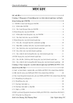 Đề tài Một số giải pháp nhằm nâng cao chất lượng cho vay ngắn hạn đối với doanh nghiệp tại ngân hàng nông nghiệp và phát triển nông thôn Chi nhánh Nam Hà Nội