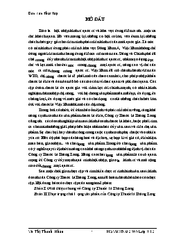 Đề tài Một số giải pháp nhằm nâng cao chất lượng sản phẩm của Công ty Thuốc lá Thăng long