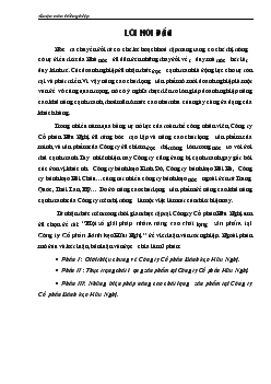 Đề tài Một số giải pháp nhằm nâng cao chất lượng sản phẩm tại Công ty Cổ phần Bánh kẹo Hữu Nghị