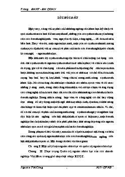 Đề tài Thực trạng Quản trị nguồn nhân lực của các doanh nghiệp Việt Nam trong giai đoạn hội nhập kinh té quốc tế