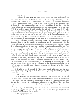 Đề tài Thực trạng và giải pháp nâng cao sức cạnh tranh ngành công nghiệp điện tử Việt Nam sau khi gia nhập WTO