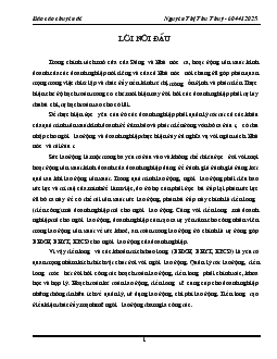 Đề tài Tổ chức hạch toán tiền lương và các khoản trích theo lương tại Công ty cổ phần xây dựng thuỷ lợi Ninh Bình