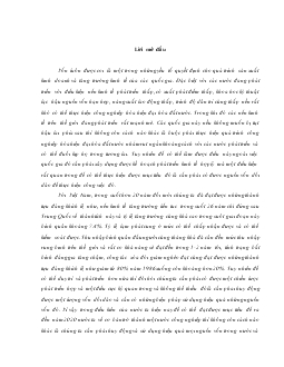 Đề tài Vai trò của vốn với phát triển kinh tế ở các nước đang phát triển và trong điều kiện Việt Nam hiện nay