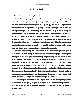 Khóa luận Nâng cao hiệu quả quản trị vốn lưu động tại công ty TNHH Shell Gas Hải Phòng
