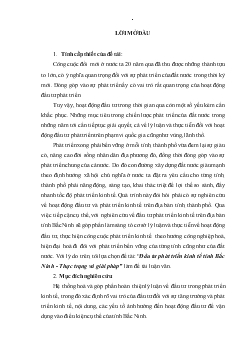 Luận văn Đầu tư phát triển kinh tế tỉnh Bắc Ninh - Thực trạng và giải pháp